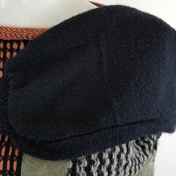 VTG 80s Pepa Pombo Knit Mixed Media Sweater - Picture 11 of 13